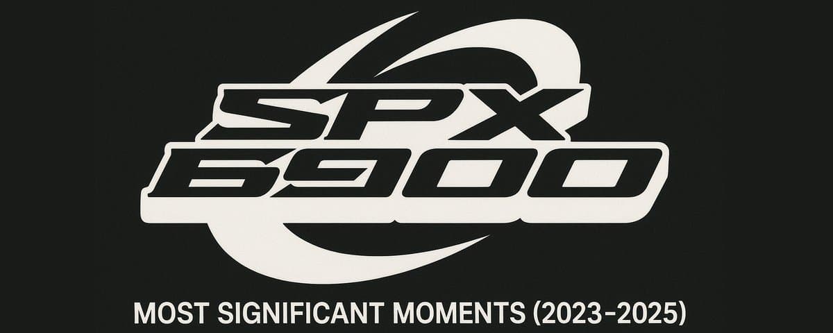 SPX6900's Most Significant Moments (2023-2025)